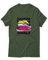 T-Shirt Αντρικό - Banana Whale - Color Thumbnail Κυπαρισσί