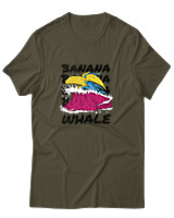 T-Shirt Αντρικό - Banana Whale - Color Thumbnail Χακί