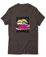 T-Shirt Αντρικό - Banana Whale - Color Thumbnail Καφέ