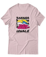 T-Shirt Αντρικό - Banana Whale - Color Thumbnail Απαλό Ροζ