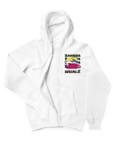 Ζακέτα Φούτερ με κουκούλα Γυναικείο - Banana Whale - Color Thumbnail 'Ασπρο
