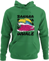 Φούτερ με κουκούλα - Banana Whale - Color Thumbnail Kelly Green