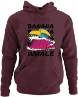 Φούτερ με κουκούλα - Banana Whale - Color Thumbnail Marron