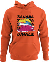 Φούτερ με κουκούλα - Banana Whale - Color Thumbnail Orange