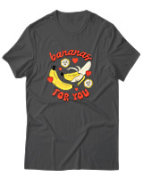T-Shirt Αντρικό - Bananas For You - Color Thumbnail Ανθρακί