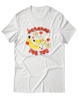 T-Shirt Αντρικό - Bananas For You - Color Thumbnail Άσπρο