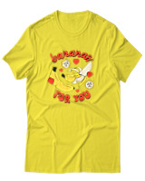 T-Shirt Αντρικό - Bananas For You - Color Thumbnail Κίτρινο