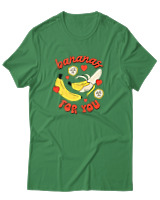 T-Shirt Αντρικό - Bananas For You - Color Thumbnail Πράσινο