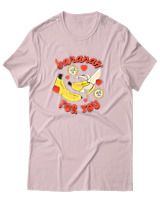 T-Shirt Αντρικό - Bananas For You - Color Thumbnail Απαλό Ροζ