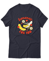 T-Shirt  Γυναικείο - Bananas For You - Color Thumbnail Σκούρο Μπλέ