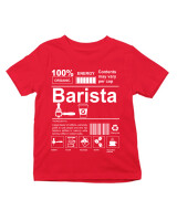 T-Shirt  - Barista - Color Thumbnail Κόκκινο