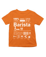 T-Shirt  - Barista - Color Thumbnail Πορτοκαλί