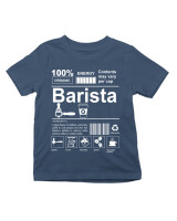T-Shirt  - Barista - Color Thumbnail Σκούρο Μπλε