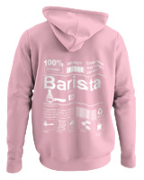 Φούτερ με κουκούλα - Barista - Color Thumbnail Pink