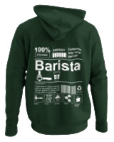 Φούτερ με κουκούλα - Barista - Color Thumbnail Κυπαρισσί