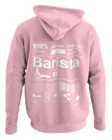 Φούτερ με κουκούλα - Barista - Color Thumbnail Pink