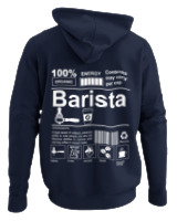 Φούτερ με κουκούλα - Barista - Color Thumbnail Navy Blue
