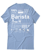 T-Shirt Αντρικό - Barista - Color Thumbnail Γαλάζιο