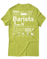T-Shirt Αντρικό - Barista - Color Thumbnail Λαχανί
