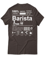 T-Shirt Αντρικό - Barista - Color Thumbnail Καφέ