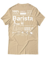 T-Shirt Αντρικό - Barista - Color Thumbnail Μπεζ