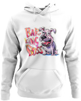 Φούτερ με κουκούλα - Barking Dog - Color Thumbnail ΄Ασπρο