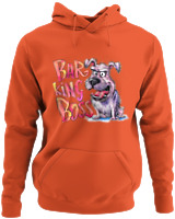 Φούτερ με κουκούλα - Barking Dog - Color Thumbnail Orange