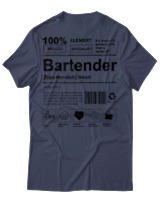 T-Shirt Αντρικό - Bartender - Color Thumbnail Μπλε Γκρι
