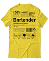 T-Shirt Αντρικό - Bartender - Color Thumbnail Χρυσό Κίτρινο