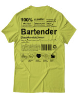 T-Shirt Αντρικό - Bartender - Color Thumbnail Λαχανί