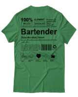 T-Shirt Αντρικό - Bartender - Color Thumbnail Πράσινο