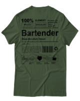 T-Shirt Αντρικό - Bartender - Color Thumbnail Κυπαρισσί