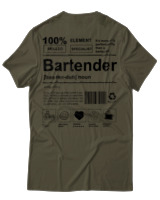 T-Shirt Αντρικό - Bartender - Color Thumbnail Χακί