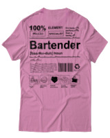 T-Shirt Αντρικό - Bartender - Color Thumbnail Ροζ