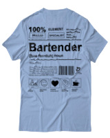 T-Shirt  Γυναικείο - Bartender - Color Thumbnail Γαλάζιο