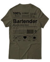 T-Shirt  Γυναικείο - Bartender - Color Thumbnail Χακί