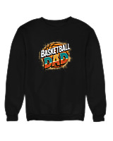 Φούτερ χωρίς κουκούλα Γυναικείο - Basketball Dad - Color Thumbnail Μαύρο