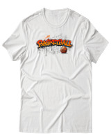 T-Shirt Αντρικό - Basketball Graffiti - Color Thumbnail Άσπρο