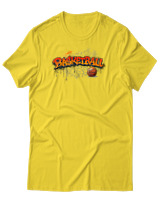 T-Shirt Αντρικό - Basketball Graffiti - Color Thumbnail Χρυσό Κίτρινο