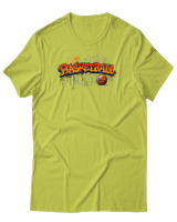 T-Shirt Αντρικό - Basketball Graffiti - Color Thumbnail Λαχανί