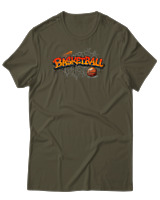 T-Shirt Αντρικό - Basketball Graffiti - Color Thumbnail Χακί