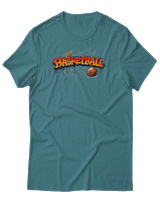 T-Shirt Αντρικό - Basketball Graffiti - Color Thumbnail Μπλε Πράσινο