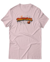 T-Shirt Αντρικό - Basketball Graffiti - Color Thumbnail Απαλό Ροζ