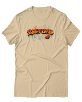 T-Shirt Αντρικό - Basketball Graffiti - Color Thumbnail Μπεζ