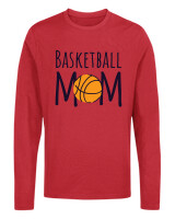 Μακρυμάνικο Μακό - Basketball Mom - Color Thumbnail Κόκκινο