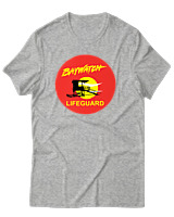 T-Shirt Αντρικό - Baywatch LifeGuard - Color Thumbnail Γκρι Μελανζέ