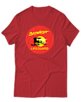 T-Shirt Αντρικό - Baywatch LifeGuard - Color Thumbnail Κόκκινο