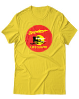 T-Shirt Αντρικό - Baywatch LifeGuard - Color Thumbnail Χρυσό Κίτρινο