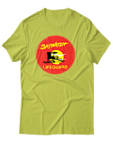 T-Shirt Αντρικό - Baywatch LifeGuard - Color Thumbnail Λαχανί