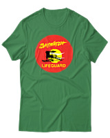 T-Shirt Αντρικό - Baywatch LifeGuard - Color Thumbnail Πράσινο
